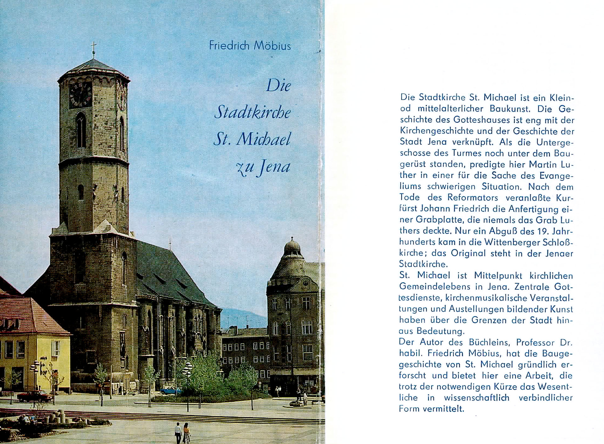 Die Stadtkirche ST. Michael zu Jena - Möbius, Friedrich